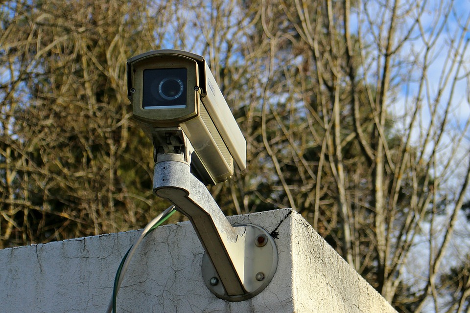 surveillance camera installed