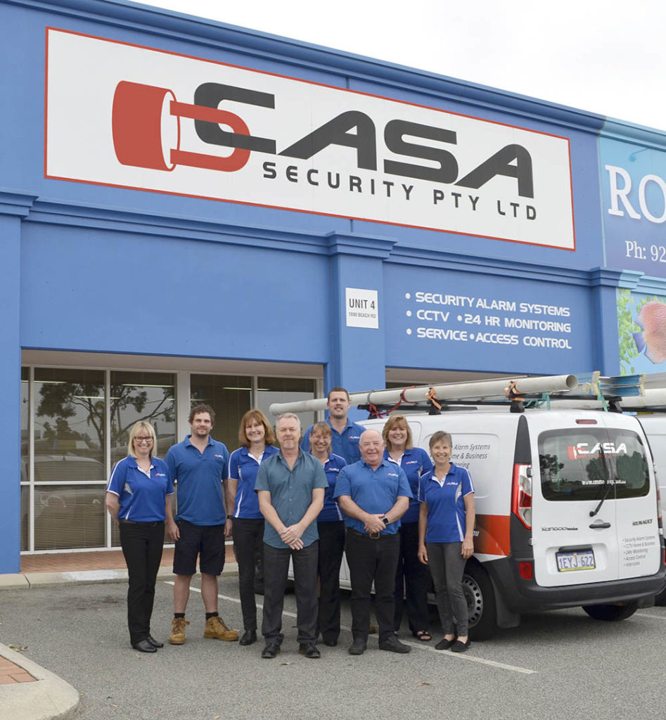 casa security team at shop